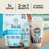Salud 2-in-1 Hydration and Immunity Electrolytes Powder, Horchata - 15 Servings, Agua Fresca Drink Mix, Elderberry, Dairy & Soy Free, Non-GMO, Gluten Free, Vegan, Low Calorie, Only 1G of Sugar