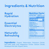 Nectar Hydration Packets - Electrolytes Powder Packets - No Sugar or Calories - Organic Fruit Liquid Daily IV Hydrate Packets for Hangover & Dehydration Relief and Rehydration (Watermelon 30 Pack)