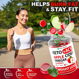 Keto ACV Gummies Advanced Weight Loss - ACV Keto Gummies for Weight Loss - Keto Gummy Supplement for Women and Men - Apple Cider Vinegar for Cleanse - Detox - Digestion - Product of The USA