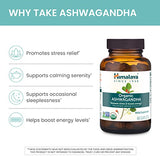 Himalaya Organic Ashwagandha, 90 Day Supply, Herbal Supplement for Stress Relief, Energy Support, Occasional Sleeplessness, USDA Certified Organic, Non-GMO, Vegan, Gluten Free, 670 mg, 90 Caplets