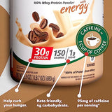 Premier Protein Powder, Cafe Latte , 30g Protein, 1g Sugar, 100% Whey Protein, Keto Friendly, No Soy Ingredients, Gluten Free, 17 servings, 23.9 Ounce (Pack of 1)