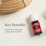 Young Living R.C. Essential Oil 5ml - Invigorating Blend with Eucalyptus, Myrtle, and Pine - 100% Pure, Therapeutic-Grade Essential Oils for Diffusion or Topical Use