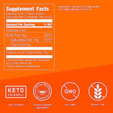 Bulletproof Brain Octane Premium C8 MCT Oil from Non-GMO Coconuts, 14g MCTs, 2 Pack 16 Fl Oz, Keto Supplement for Sustained Energy, Appetite Control, Physical Energy, Non-GMO, Vegan & Cruelty Free