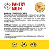 Pantry Moth Trap 6-Pack - Pantry Moth Glue Traps for House Pantry, Pantry Moth Traps for Food and Cupboard Moths, Pantry Moth Traps with Pheromones Prime Pest Trap Indian Meal Moth Traps for Kitchen