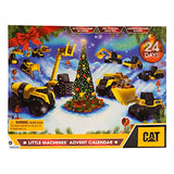 CatToysOfficial CAT Little Machines Advent Calendar - Kids Toys for Ages 3 and Up - 24 Piece Set with 10 Little Machines Vehicles & Magic Insta-Dirt