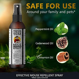 Tougher Than Tom Mouse Repellent Spray – 3 Pack - 8 fl oz Premium Cinnamon and Peppermint Oil Spray for Rodents – Effective Mouse Repellent Indoor Spray – Mice Deterrent Spray – All-Natural Formula