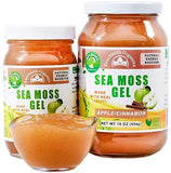 EverSmith Organics - Wildcrafted Irish Sea Moss Gel | Made in USA | Rich in Vitamins & Minerals | Sea Moss Gel Organic Raw | Nutritional Supplement | Apple (16 oz)