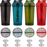 Hydracup [8 Pack] - 28 oz OG Shaker Bottle for Protein Powder Shakes & Mixes, Dual Blender, Wire Whisk & Mixing Grid, BPA Free Shaker Cup Blender Set