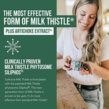 SoActive® Milk Thistle: Clinically Proven 10X More Effective Milk Thistle Phytosome, Optimized for Essential Bioactive Silybin A & B Plus Bilear® Artichoke Extract Detox & Bile Enhancer | 60 Servings