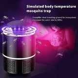 Bug Zapper, Electric Mosquito & Fly Zappers/Killer - Insect Attractant Trap Powerful Bug Zapper Light, Hangable Mosquito Lamp for Home, Indoor, Outdoor, Patio (Black)