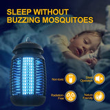 Bug Zapper with Light Sensor, Mosquito Zapper Outdoor 4200V Electric Insect Killer, Waterproof Mosquito Killer, Fly Zapper, Fly Trap for Home Backyard Garden Patio, Mosquito Repellent Outdoor