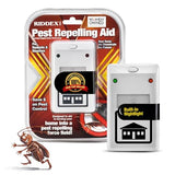 RIDDEX Plus Insect Repellent | Plug in, Mouse Deterrent - Pest Control for Defense Against Rats, Mice, Roaches, Bugs and Insects | Control Pests with No Chemicals or Poison | 3 Pack White