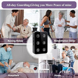 CallToU Wireless Caregiver Pager Nurse Call Button for Elderly LED Call Light Nurse Alert System Call Bell for Patients at Home Clinic/Medical Institution/Nursing Home 500+ft