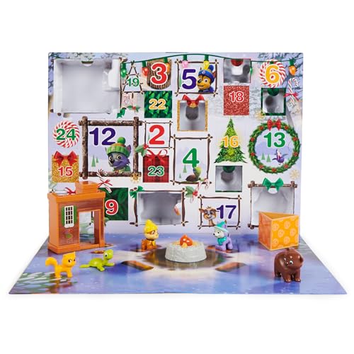 PAW Patrol: 2023 Advent Calendar with 24 Surprise Toys - Figures, Accessories and Kids Toys for Ages 3 and up