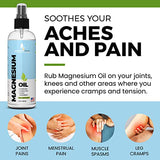Magnesium Oil Spray - Large 12oz Size - Extra Strength - 100% Pure for Less Sting - Less Itch - Essential Mineral Source - Made in USA