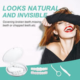 3 Pairs Snap on Veneers Teeth for Women Small, Dentures with Missing Teeth Clip on Veneers for Men, Snap on Smile Comfort Confident Cover The Imperfect Teeth