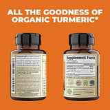 Organic Turmeric Curcumin & Black Pepper. High Absorption Joint Support Supplement with Bioperine. 95% Curcuminoids. Antioxidant Turmeric Supplement for Inflammation Balance & Immune Support. 1400mg