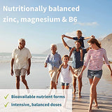 Neurobalance, High Absorption Zinc Magnesium B6 Supplement, Non-GMO Brain, Immune, Sleep & Muscle Recovery, Chelated Zinc Picolinate 24mg, Oxide-Free Magnesium & Vitamin B6, 240 Tablets, by Igennus