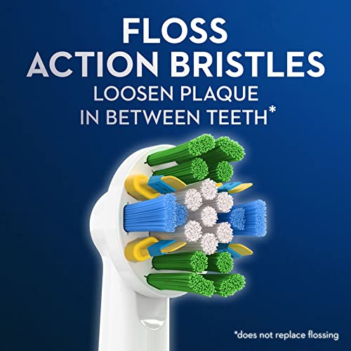 Oral-B FlossAction Electric Toothbrush Replacement Brush Heads, 4ct