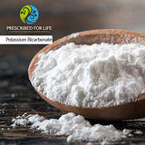 Prescribed for Life Potassium Bicarbonate Powder | Pure USP & Food Grade Potassium Bicarbonate for Plants, Winemaking, & Baking | Crystalline Powder | 39% K | 1 lb