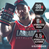 Labrada Hydro 100% Pure Hydrolyzed Whey Protein Isolate Powder, Lactose Free, Glutamine, Fastest Digesting Whey Available, Instant Mixing, Delicious Taste 4lb (Vanilla)