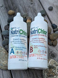 NatriChlor Chlorine Dioxide w/Accu-Drop Bottles HCL Extra Large Size (8 oz Total)