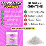 Astro Labs Booty Gummies for Women - Creatine Monohydrate for Booty Growth, Muscle Builder, Energy Boost, Reduce Soreness - Vegan, Gluten-Free, Low-Sugar - Pink Lemonade (100 Count)