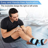 REVIX Ankle Ice Pack Wrap for Foot Pain Relief and Feet Injuries, Reusable Gel Ice Cold Packs for Achilles Tendonitis, Plantar Fasciitis, Sprained Ankles and Heels