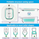 G GREENLY-AG Electric Sitz Bath for Hemorrhoids with Air Bubbler and Manual Option-Soothing Relief for Postpartum Care, Hemorrhoids Pain and Prostate