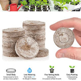 Legigo 100 Pcs 50mm Seed Starter Peat Pellets Pods for Seedlings- Compressed Seed Starting Pellets Seed Starter Pods Plugs Soil Peat Pods for Starting Seeds, Garden Planting Herb Flower Vegetables