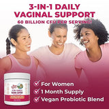 MaryRuth's 3-in-1 Probiotics for Women | Clinically Tested | Vaginal Probiotics for Digestive Health & Hormonal Support | Womens Probiotic Powder | Gut Health | 50 Billion CFU | Allergen Free | 0.5 oz