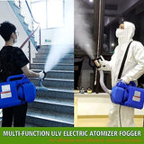 LONYEON 8L Electric ULV Cold Fogger Machine with Backpack Mist Atomizer, Adjustable Flow Rate, Large Area Spraying for Home Indoor Outdoor