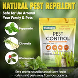 DALIYREPAL Pest Repellent Balls Rodent Repellent Peppermint,High-Strength Mouse Repellent,Mice Repellent,Rat Repellent Whemoalus Repels Rodents,Spiders, Roaches,Ants,Moths & Other Pests 12 Packs