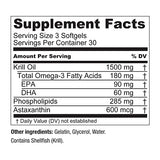 Live Conscious KrillWell, Joint, and Cognitive Support | Certified Sustainable Krill Oil 2X More Effective Than Fish Oil - 30 Day Supply