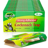 Qualirey 80 Pack Roach Killer Sticky Roach Traps Glue Cockroach Killer Indoor Home Cockroach Trap for Indoor Home Bug Insect Pest Control 8.66 x 7.6 Inch