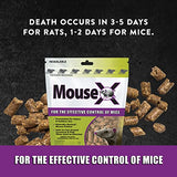 MouseX Bait Pellets, All-Natural Poison Free Humane Rat And Mouse Rodenticide Pellets, 1 lb. Bag - EcoClear Products