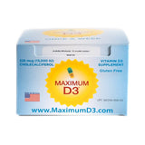 Maximum D3 13,000 IU Box, 60 Capsules Total (12 Cards/Box x 5 Capsules per Card), 60-Weeks Supply