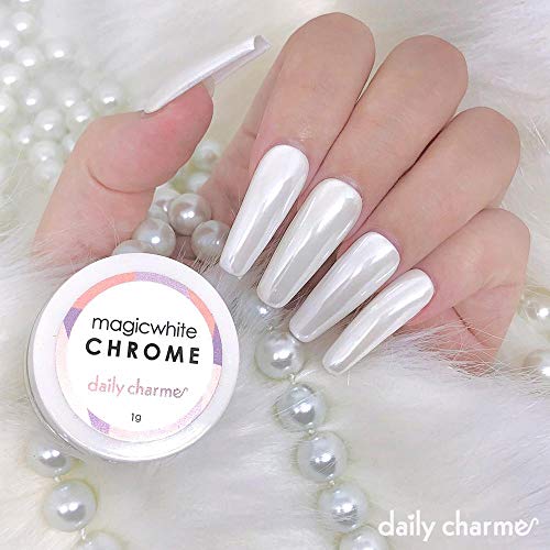 Daily Charme Magic White Chrome Powder (White)