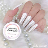 Daily Charme Magic White Chrome Powder (White)