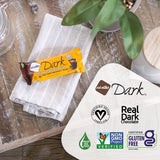 NuGo Dark Variety - Pretzel and Sea Salt 12 Bars & Peanut Butter Cup 12 Bars, Vegan, 200 Calorie, Gluten Free, 24 ct Variety