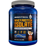 BODYTECH Whey Protein Isolate Powder - with 25 Grams of Protein per Serving & BCAA's - Ideal for Post Workout Muscle Building and Growth, Contains Milk and Soy, Cinnamon Cereal Flavor (1.5 Pounds)
