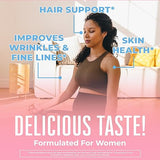 MaryRuth's Liquid Multivitamin for Women + Lustriva® Hair Growth Liposomal | Chromium Picolinate 1000mcg | Thicker Hair, Wrinkles, Fine Lines, Skin Care | Ages 18+ | 15.22 Fl Oz