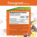 NOW Foods Fenugreek 500 mg Caps, 2 pk