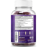 BeLive Iron Gummies - Multivitamin Iron Supplement with Vitamin C, A, B & Zinc, Supports Blood Oxygen, Vegan Iron Supplements for Women, Men & Kids for Growth and Development - Grape Flavor | 1-Pack