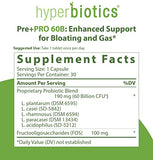 Hyperbiotics Pre Pro Vegan Probiotics + Prebiotics | 60 Billion CFU | Daily Probiotic for Women and Men | Advanced Strength Digestive and Immune Health Support | Gluten and Dairy Free | 30 Capsules