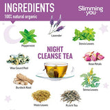 Detox Tea - 14 Day Teatox Herbal Tea for Body Detox Cleanse - 1 Morning Boost Tea (14 Bags) & 2 Night Cleanse Tea (7 Bags), 100% Natural, Non GMO