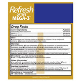 Refresh Optive Mega-3 Lubricant Eye Drops, Preservative-Free, 0.01 Fl Oz Single-Use Containers, 60 Count