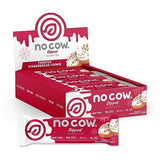No Cow Dipped High Protein Bars, Frosted Gingerbread Cookie, 20g Plant Based Vegan Protein Snacks, Keto Friendly, Low Sugar, Low Carb, Low Calorie, Gluten Free, Naturally Sweetened, Dairy Free, Non GMO, Kosher, 12 Pack