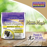 Bonide Mouse Magic Mouse Repellent Scent Packs, 4 Ready-to-Use Packs for Indoor & Outdoor Use, People & Safe 12-pk