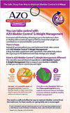 AZO Bladder Control with Go-Less® & Weight Management Dietary Supplement | Helps Reduce Occasional Urgency* | Promotes Healthy Metabolism* | Supports a Good Night’s Sleep* | 48 Capsules